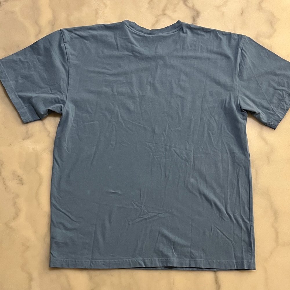 Gymshark Men's Slate Blue 95% Cotton Short Sleeve Tee - Picture 6 of 7